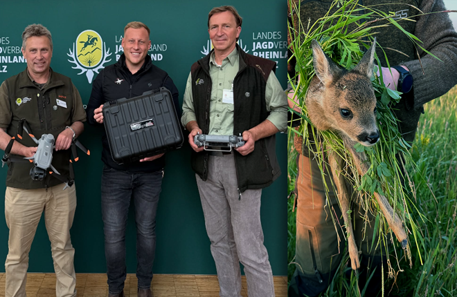 Neue Drohne für die Kitzrettung